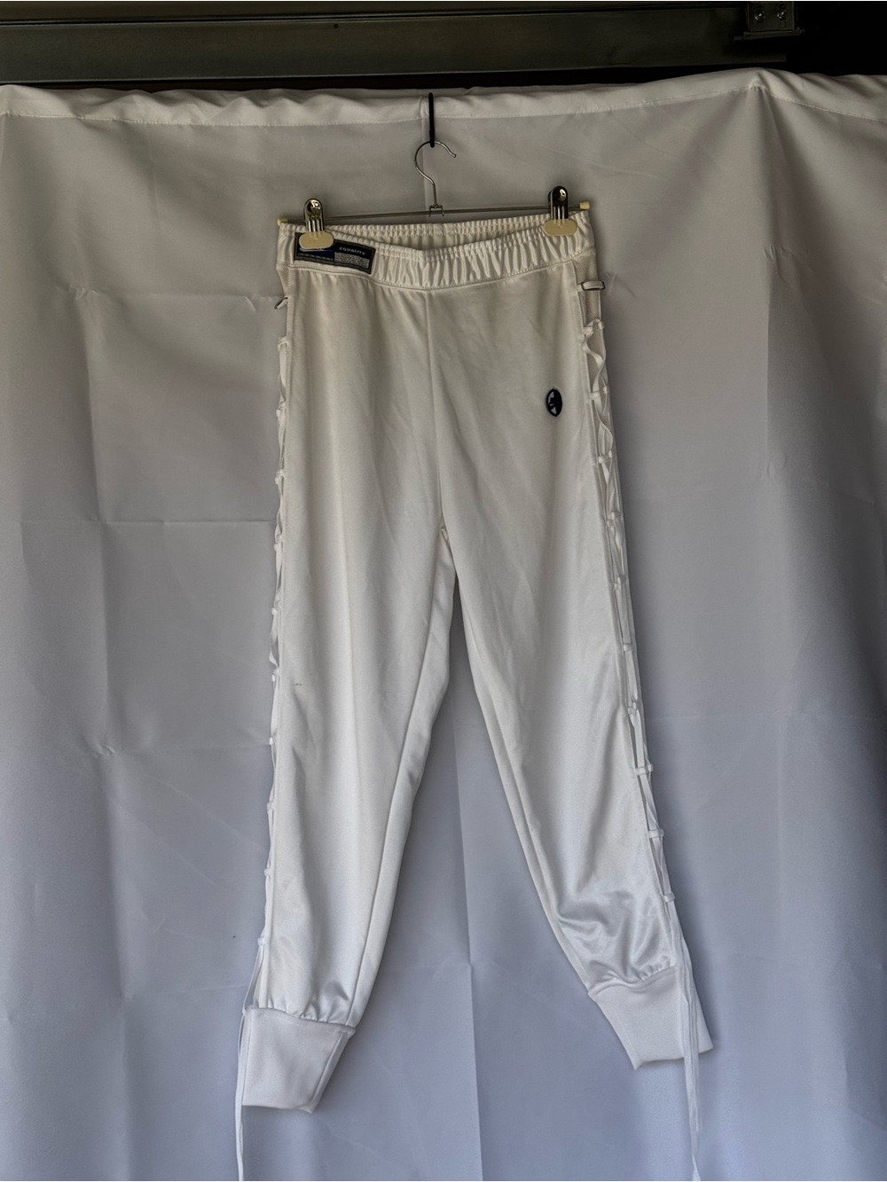 Nike sisterhood White Men’s Lace-Up Side Track Joggers